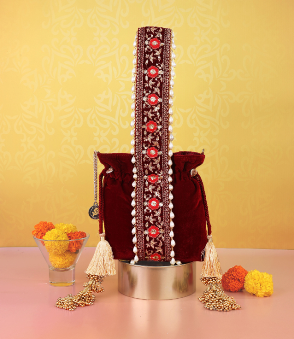 ROYAL POTLI-MAROON
