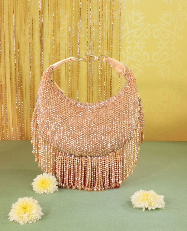 CHANDNI CHARM BAGS-ROSE GOLD