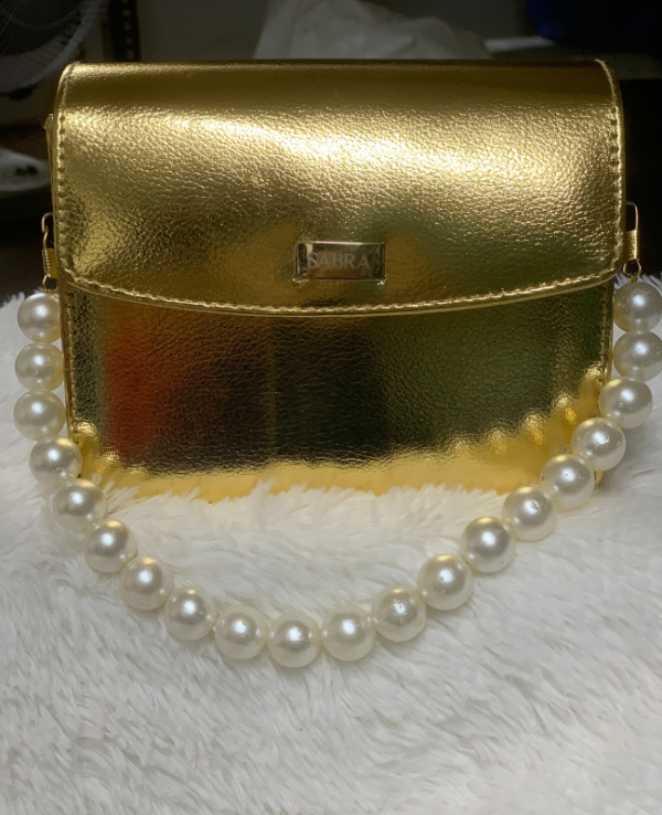 GLORY PEARL BAGS-GOLDEN