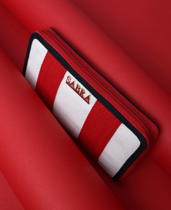 MILA BAGS-RED AND WHITE - Image 3